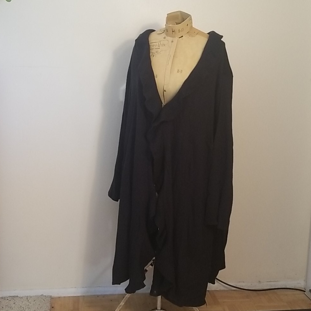 Soft Focus Black Cardigan